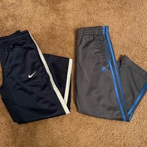 Pre Owned Boys 2 Pair Nike Adidas Activewear Pants Size 4T